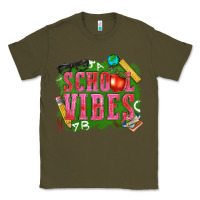 Army Green school vibes Classic Tee - texasbilliewilder