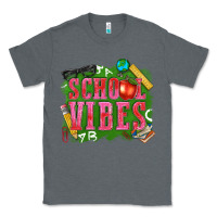 Charcoal Heather school vibes Classic Tee - texasbilliewilder