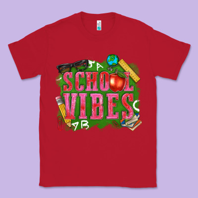 School Vibes Classic Tee Designed By Texasbilliewilder