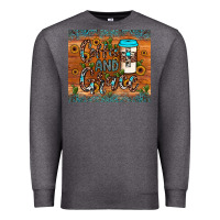Charcoal Heather coffee and grace Premium Sweatshirt - JahusDesignShop