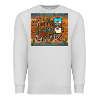 Dove Grey coffee and grace Premium Sweatshirt - JahusDesignShop