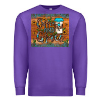 Purple coffee and grace Premium Sweatshirt - JahusDesignShop