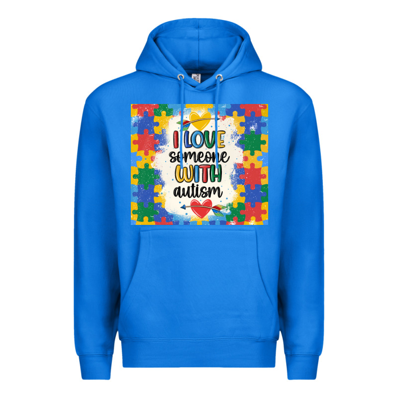 ı Love Someone With Autism Premium Hoodie by MaliasSmallBusiness | Teevron