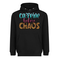 Black caffeine before chaos Heavyweight Hoodie - HRA Design Shop
