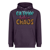 Plum caffeine before chaos Heavyweight Hoodie - HRA Design Shop