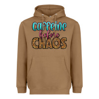 Toasted Coconut caffeine before chaos Heavyweight Hoodie - HRA Design Shop