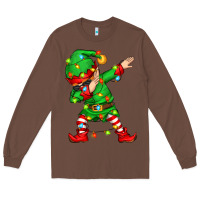 Chestnut dabbing elf Long Sleeve Tee - Zillion Design Studio