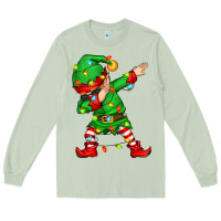 Matcha dabbing elf Long Sleeve Tee - Zillion Design Studio
