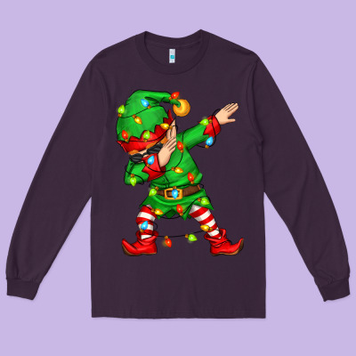 Long Sleeve Tee dabbing elf