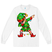 White dabbing elf Long Sleeve Tee - Zillion Design Studio