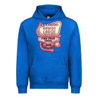 Cobalt cupids howdy lodge find your cowboy open Urban Hoodie - MaliasSmallBusiness