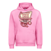 Fuchsia Pink cupids howdy lodge find your cowboy open Urban Hoodie - MaliasSmallBusiness