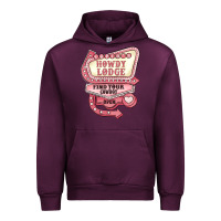 Mauve Wine cupids howdy lodge find your cowboy open Urban Hoodie - MaliasSmallBusiness