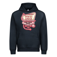 Navy cupids howdy lodge find your cowboy open Urban Hoodie - MaliasSmallBusiness
