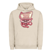 Pigment French Oak cupids howdy lodge find your cowboy open Urban Hoodie - MaliasSmallBusiness