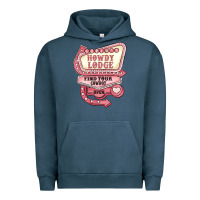 Pigment Midnight Navy cupids howdy lodge find your cowboy open Urban Hoodie - MaliasSmallBusiness