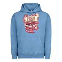 Pigment Pebble Blue cupids howdy lodge find your cowboy open Urban Hoodie - MaliasSmallBusiness