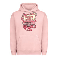 Pigment Salmon cupids howdy lodge find your cowboy open Urban Hoodie - MaliasSmallBusiness