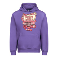 Tulip cupids howdy lodge find your cowboy open Urban Hoodie - MaliasSmallBusiness
