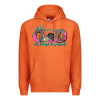 Carrot with god all things are possible race Premium Hoodie - AdoDesignShop