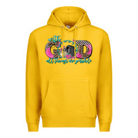 Lemon with god all things are possible race Premium Hoodie - AdoDesignShop
