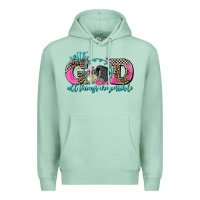 Seafoam with god all things are possible race Premium Hoodie - AdoDesignShop