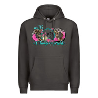 Smoke with god all things are possible race Premium Hoodie - AdoDesignShop