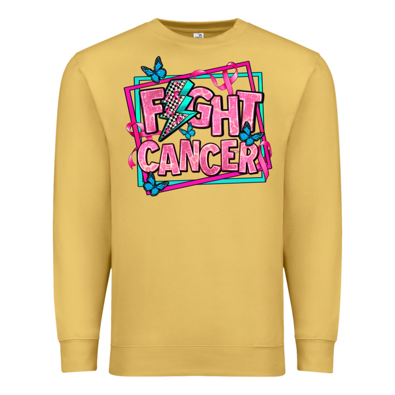 Fight Cancer Premium Sweatshirt by AdoDesignShop | Teevron