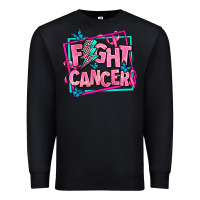 Black fight cancer Premium Sweatshirt - AdoDesignShop