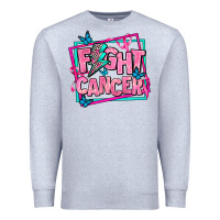 Heather Grey fight cancer Premium Sweatshirt - AdoDesignShop