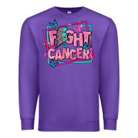 Purple fight cancer Premium Sweatshirt - AdoDesignShop