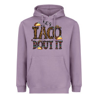 Lavender let's taco bout it Heavyweight Hoodie - CowhideDigitalArt