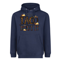 Navy let's taco bout it Heavyweight Hoodie - CowhideDigitalArt