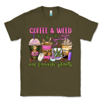 Army Green coffee and weed my favorite plants Classic Tee - Zillion Design Studio