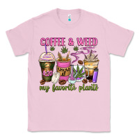 Bubblegum Pink coffee and weed my favorite plants Classic Tee - Zillion Design Studio