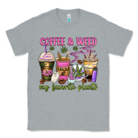 Heather Grey coffee and weed my favorite plants Classic Tee - Zillion Design Studio