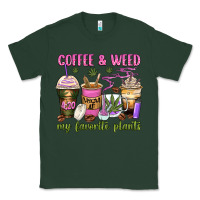 Sports Green coffee and weed my favorite plants Classic Tee - Zillion Design Studio