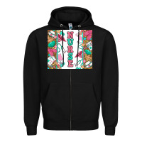 Black nurse Zipper Hoodie - Zillion Design Studio