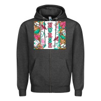 Charcoal Heather nurse Zipper Hoodie - Zillion Design Studio