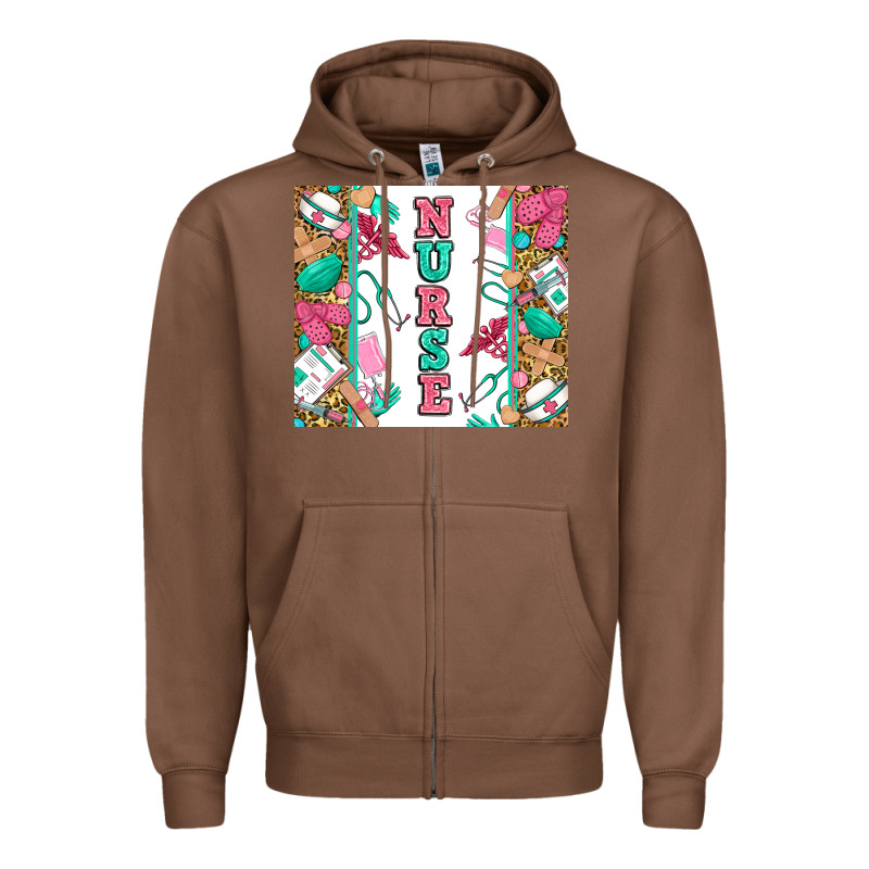 Nurse Zipper Hoodie by Zillion Design Studio | Teevron