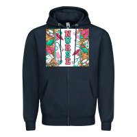 Navy nurse Zipper Hoodie - Zillion Design Studio