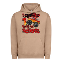 Pigment Burro i crushed 100 days of school monster truck Urban Hoodie - MaliasSmallBusiness