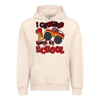 Sandshell i crushed 100 days of school monster truck Urban Hoodie - MaliasSmallBusiness