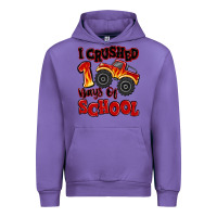 Tulip i crushed 100 days of school monster truck Urban Hoodie - MaliasSmallBusiness