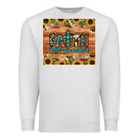 Oatmeal Heather faith it till you make it Premium Sweatshirt - JahusDesignShop