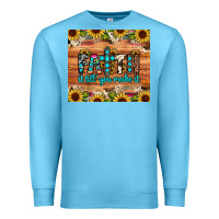 Ocean Blue faith it till you make it Premium Sweatshirt - JahusDesignShop