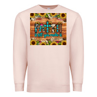 Pale Pink faith it till you make it Premium Sweatshirt - JahusDesignShop