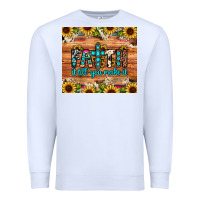 White faith it till you make it Premium Sweatshirt - JahusDesignShop