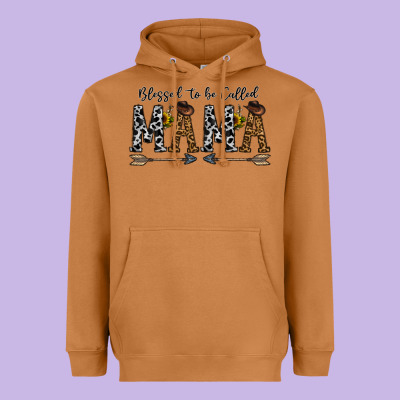 Mama To Be Called Mama Heavyweight Hoodie Designed By Cowhidedigitalart