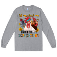 Heather Grey let me check my giveashitometer Long Sleeve Tee - texasbilliewilder